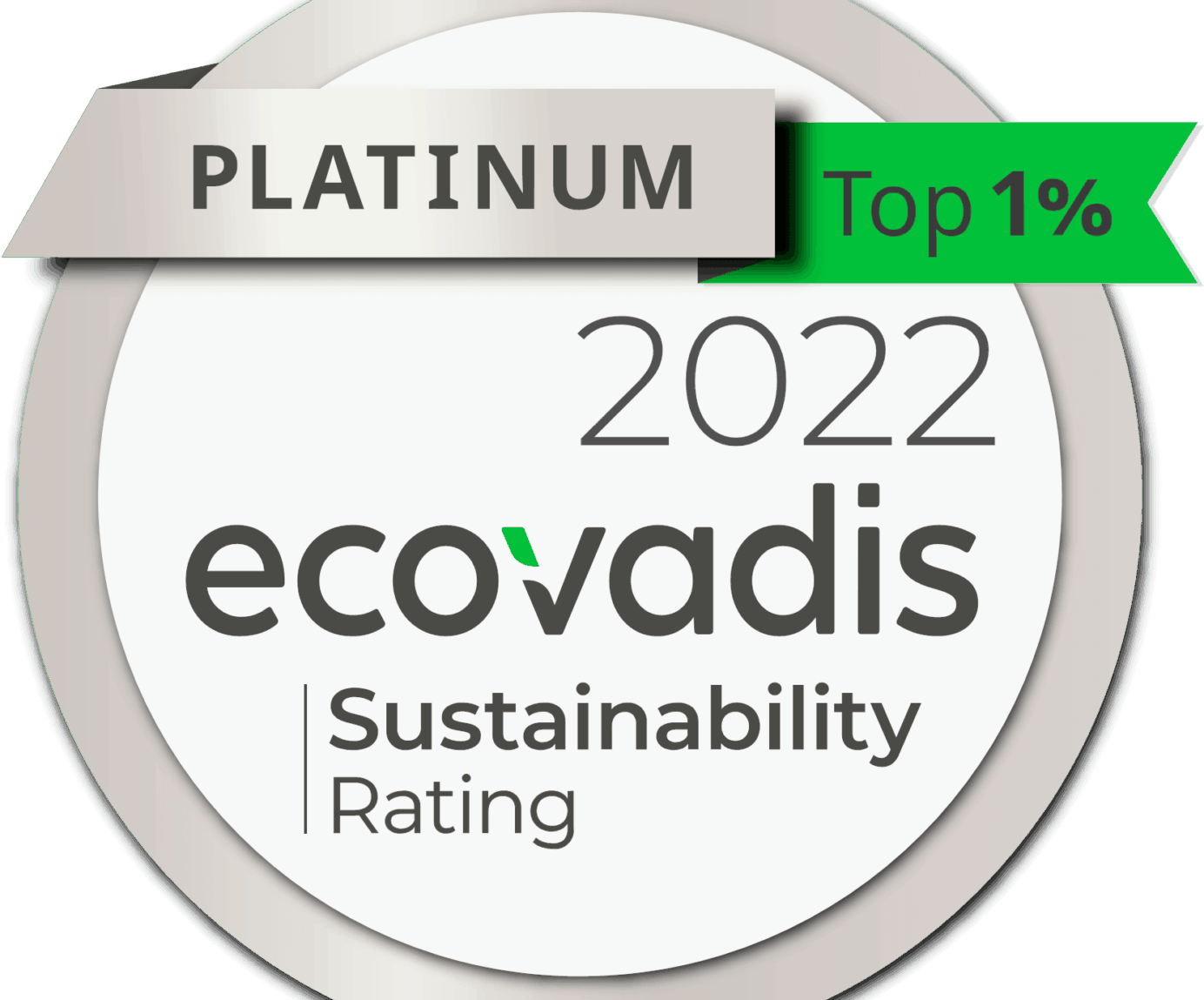 EcoVadis platinum medaille